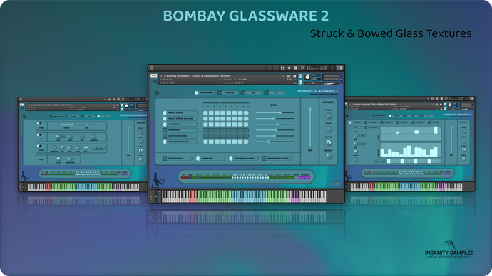 BOMBAY GLASSWARE 2 - Struck & Bowed Glass Textures