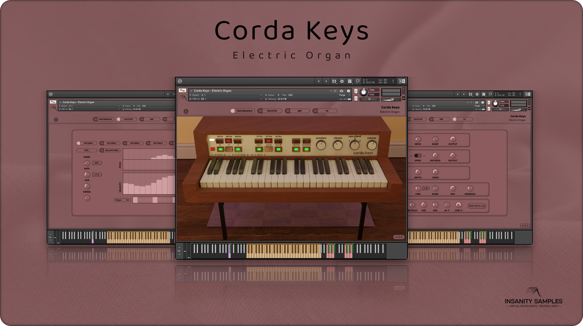 Corda Keys Electric Organ Insanity Samples