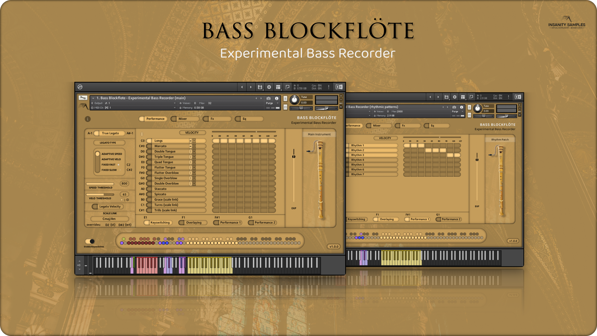 BASS BLOCKFLOTE - Experimental Bass Recorder