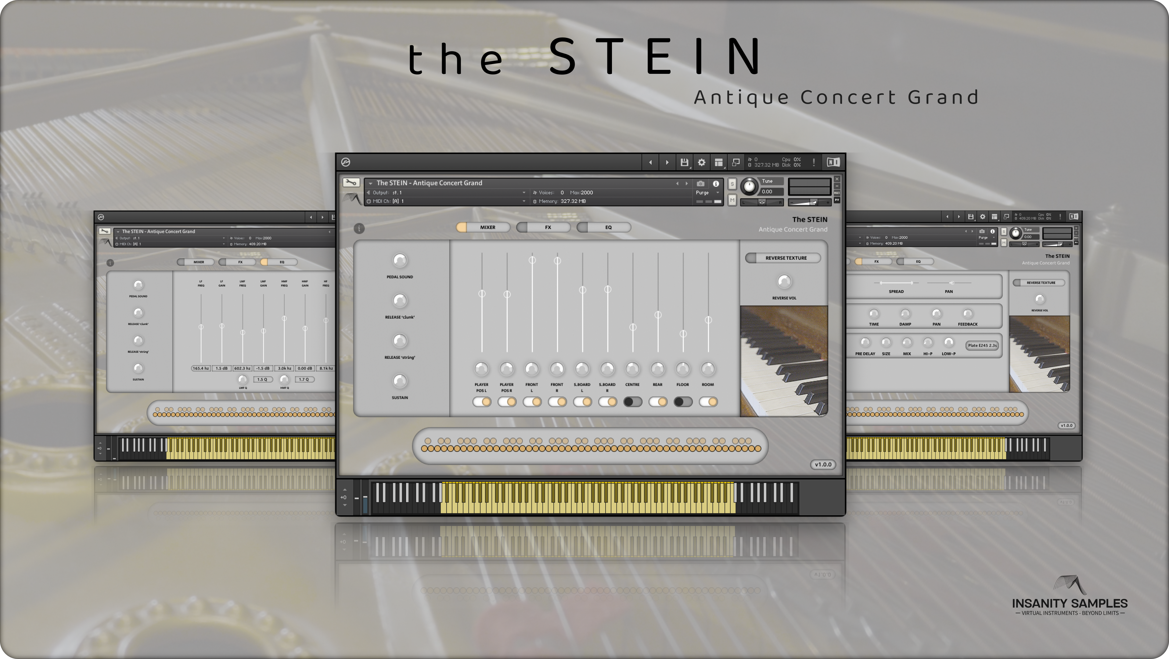 Steinページ THE STEIN - Antique Concert Grand – Insanity Samples