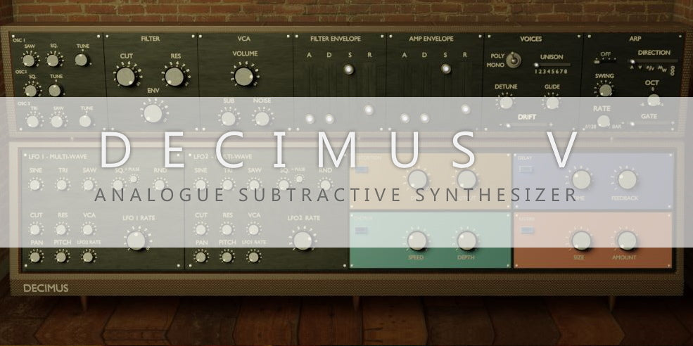 DECIMUS - Analogue Subtractive Synthesizer