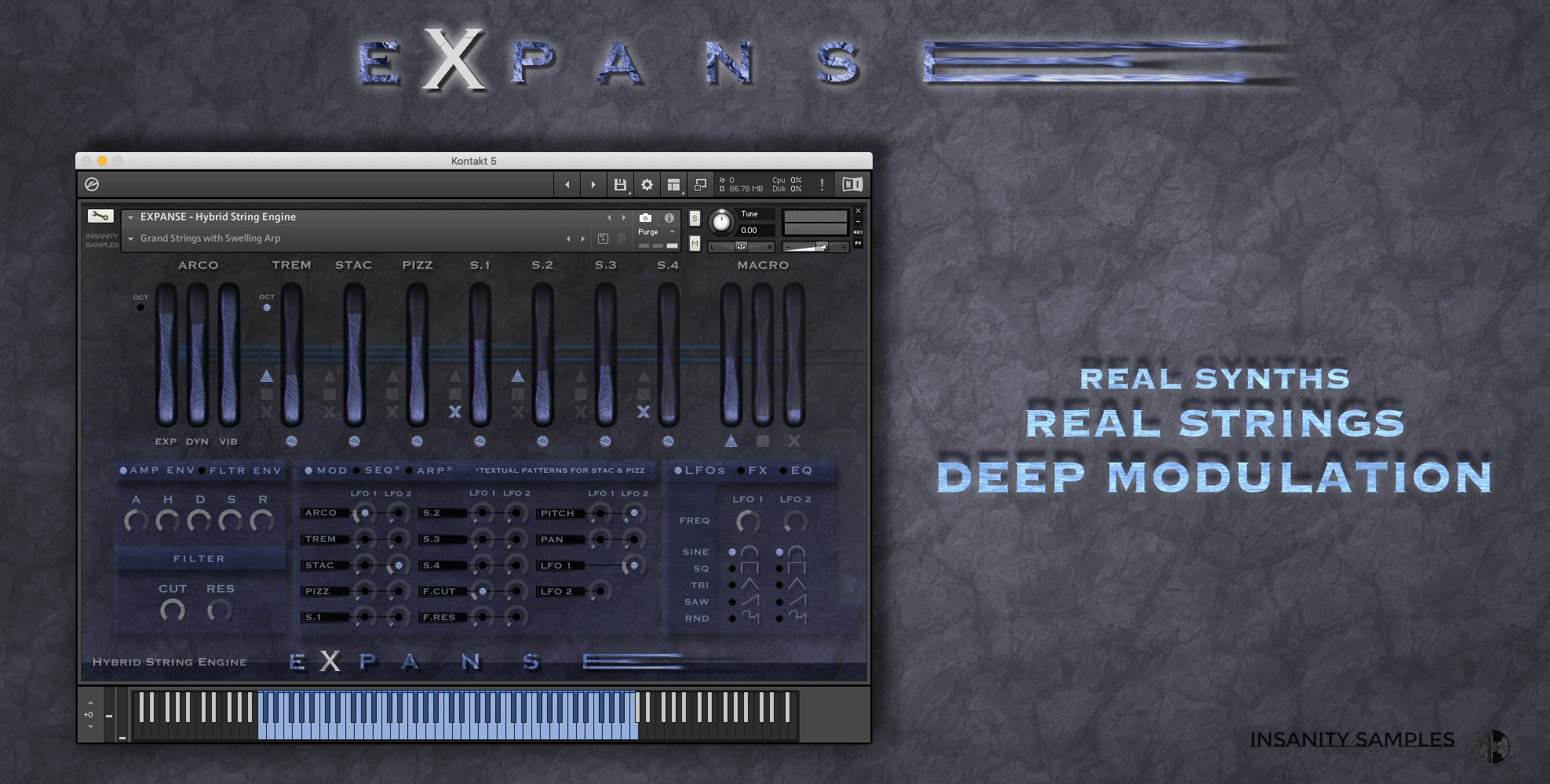 EXPANSE - Hybrid String Engine – Insanity Samples