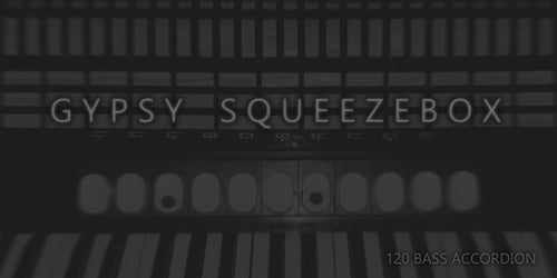 GYPSY SQUEEZEBOX - Characterful 120 Bass Accordion